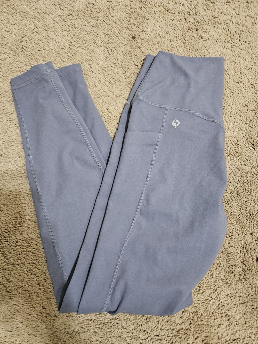 POPFLEX Extra Stunning High-Rise Leggings in Dusty Slate Blue